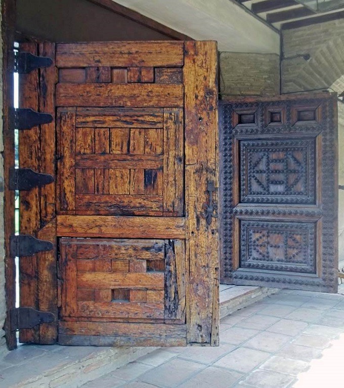 VINTAGE MAHOGANY DOORS