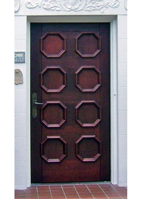 Alhambra Mahogany Door