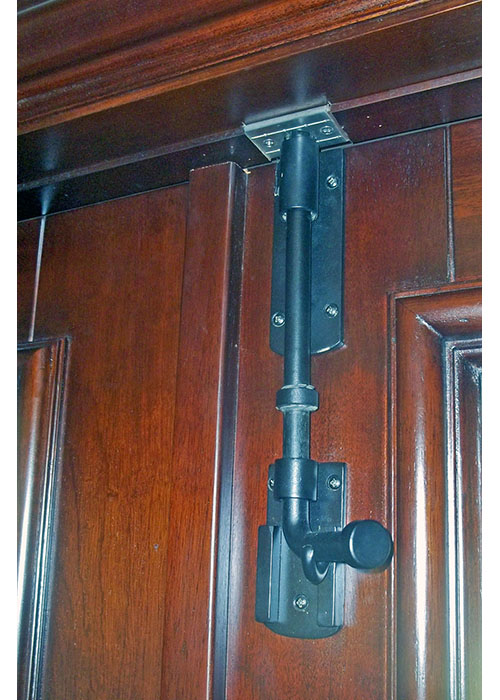 Brickell Heavy Black Surface Bolts