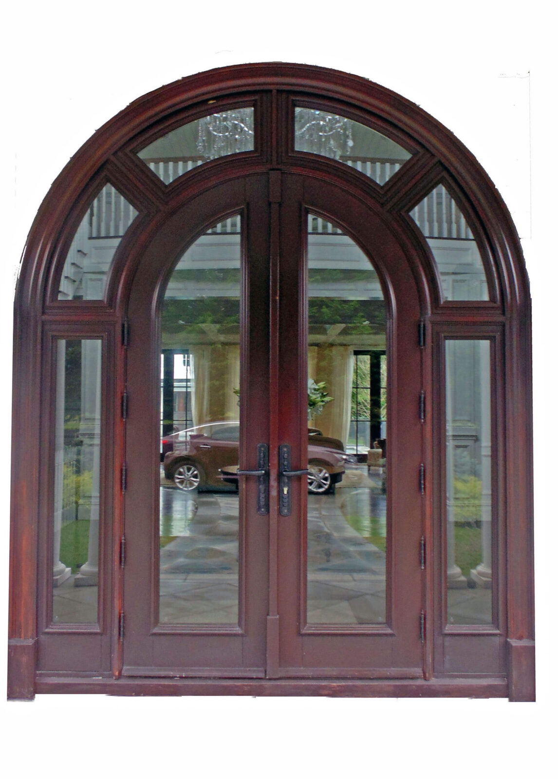 BRIDGEHAMPTON MAHOGANY ENTRANCE DOOR.