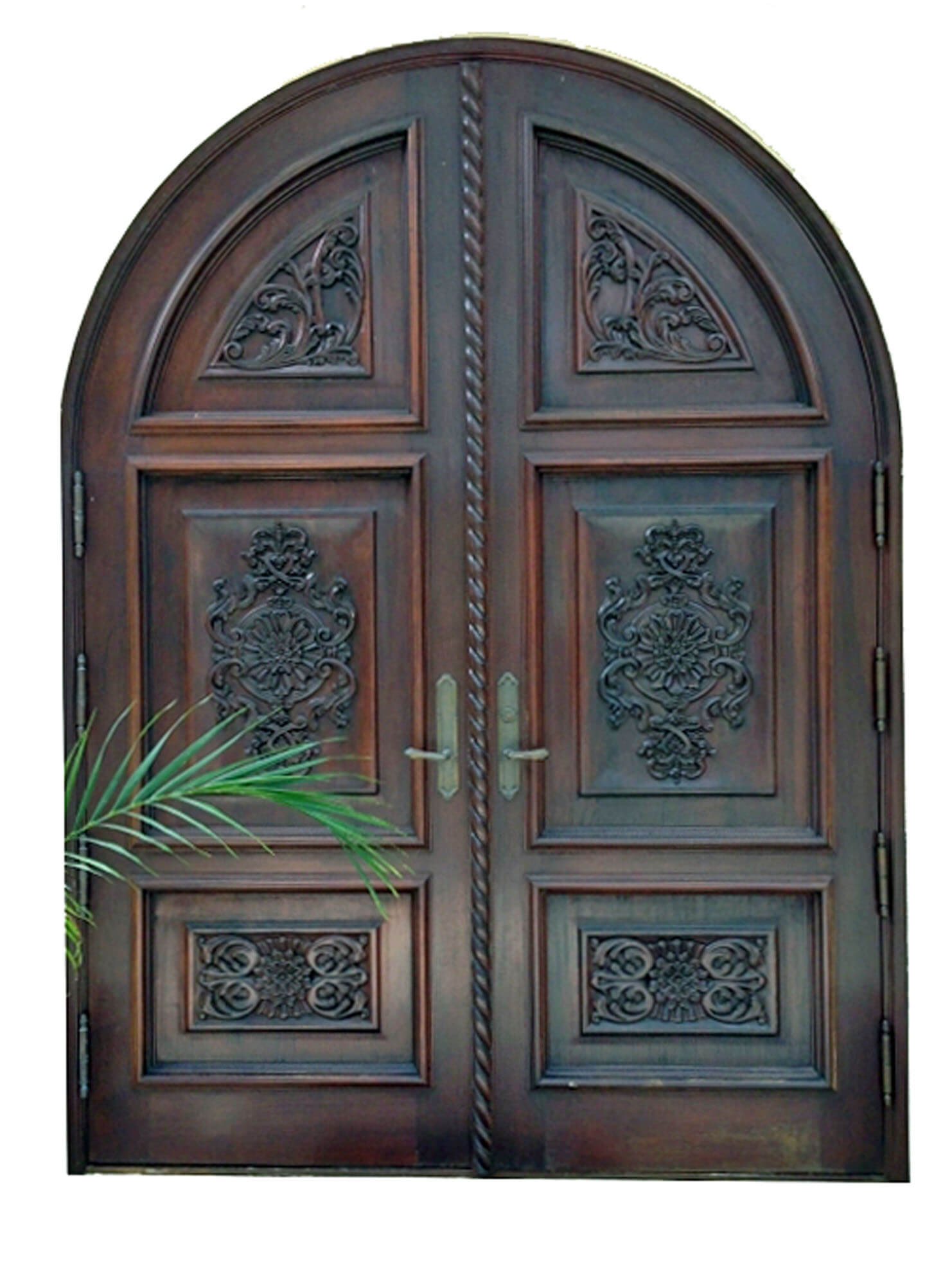 Chorrillos Mahogany Carved Front Door