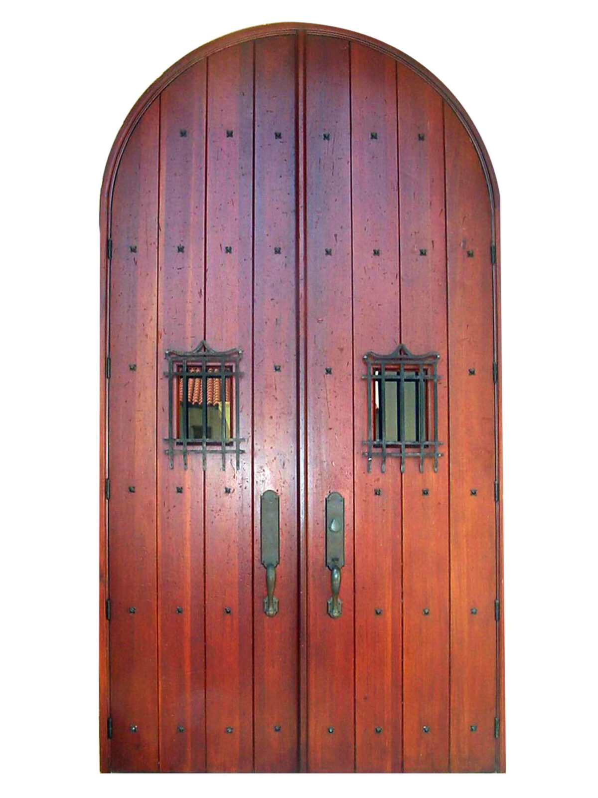 Palm Springs Mahogany Entry Doors