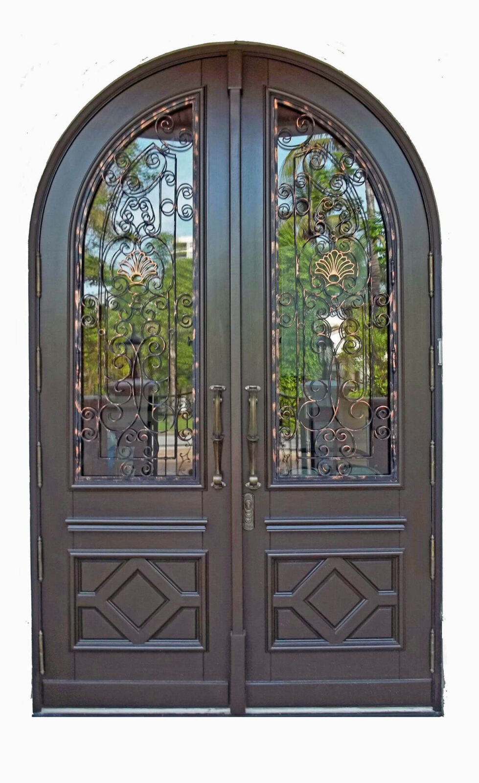 Sunny Isles Mahogany Exterior Doors