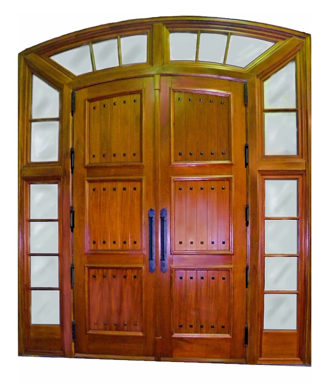 Sunrise Mahogany Front Door System