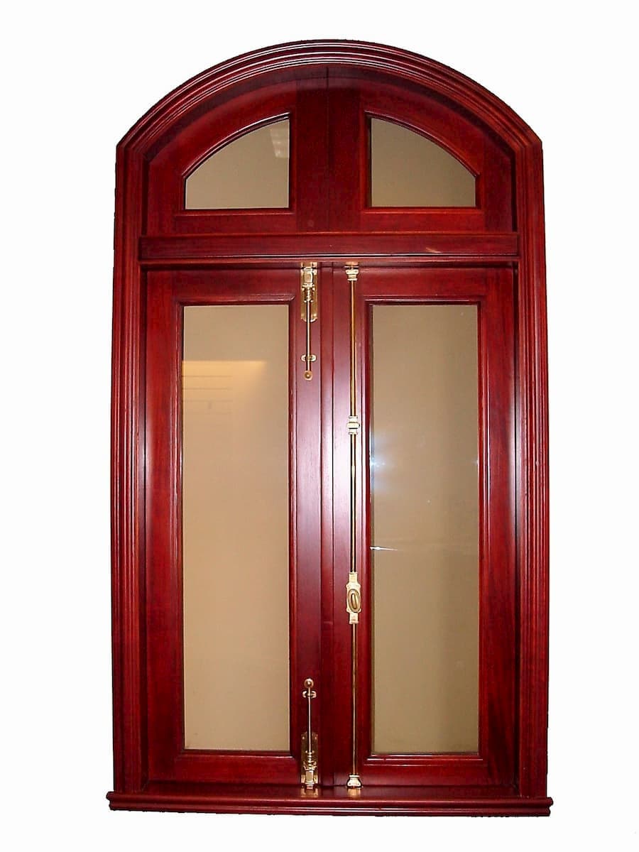 Mahogany Casement Windows
