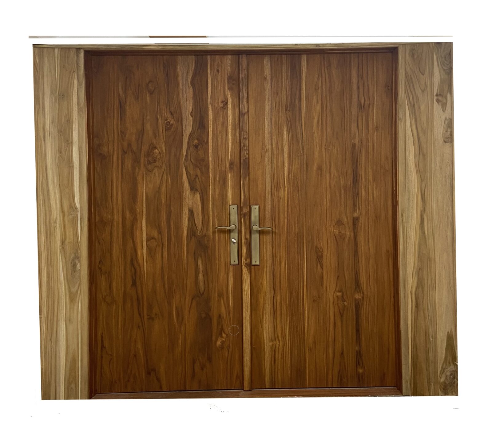 Teak Beach door