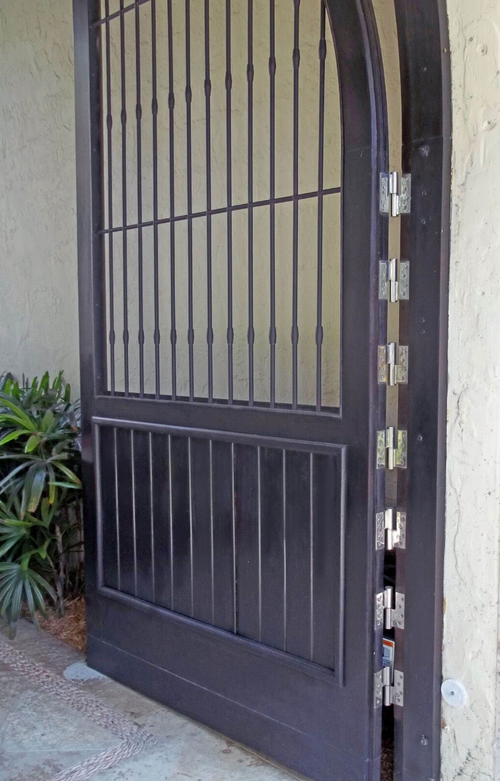 VALUSA MAHOGANY GLASS DOORS AND TRANSOM